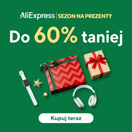 AliExpress | 8.12-14.12.2025 Sezon na prezenty - do 60% taniej