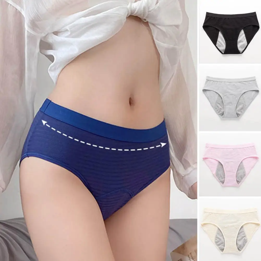 

Mesh Cotton Menstrual Panties For Periods Physiological Underpants Women Underwear Briefs Leak Proof Plus Size Female Lingerie