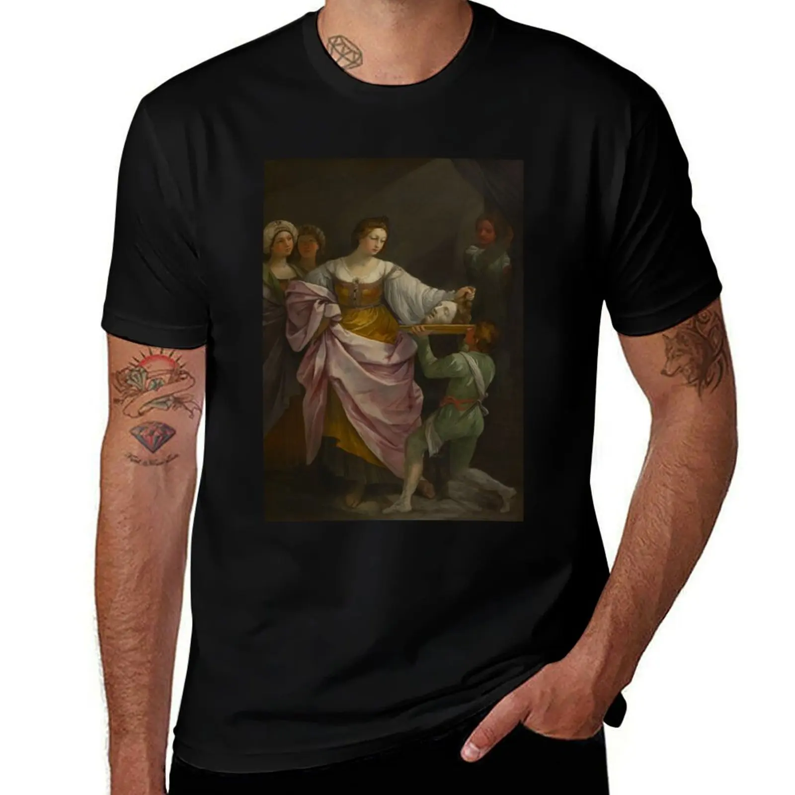 

Salome with the Head of Saint John the Baptist T-Shirt t shirts for man cotton soft funny t shirts cotton T-shirt