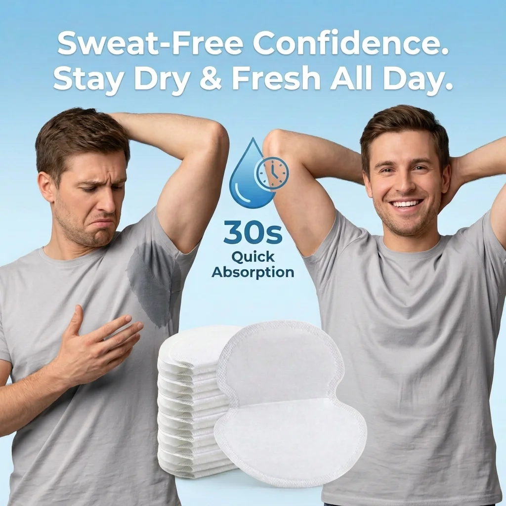 10/30/50/100Pcs Underarm Sweat Pads Dress Armpits Sweat Pads Sticker Deodorant Patch Men Women Stickers Anti Sweating Pads