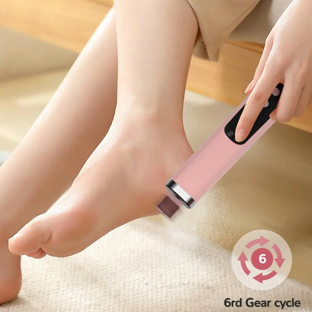 Dispositivo per la rimozione del callo della lima per piedi elettrico per piedi, levigatrice professionale per levigatrice per piedi per strumento per pedicure con tallone screpolato per pelle morta