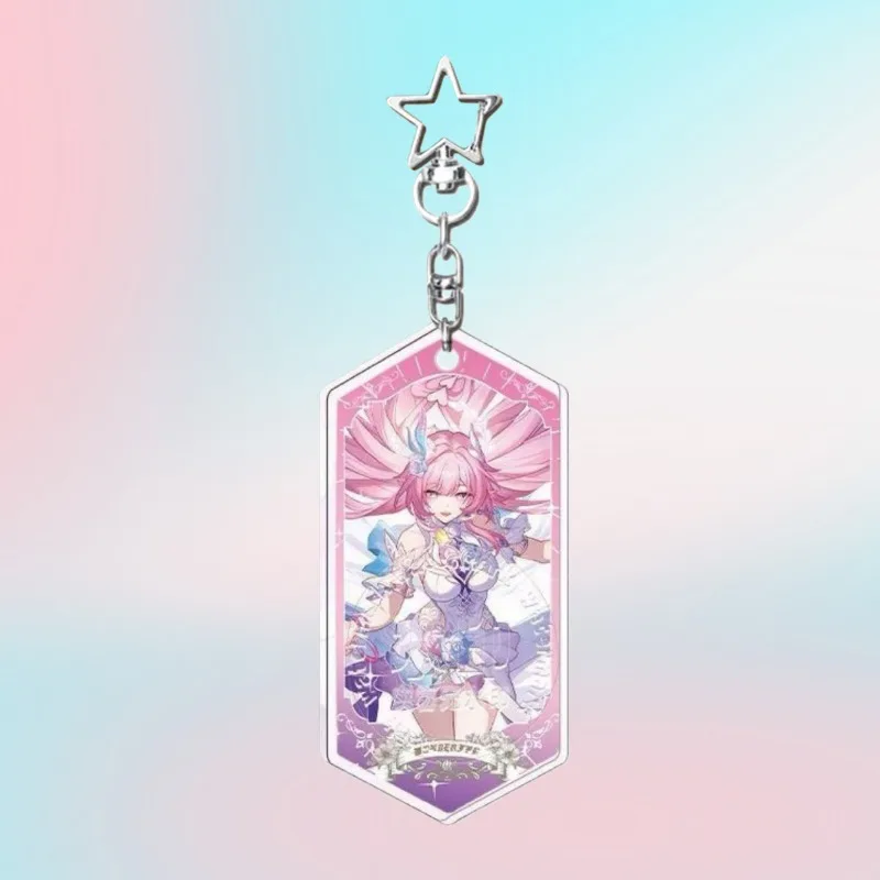 Game Fiugure Cyrene Honkai：Star Rail Acrylic Keychain High Beauty Pendant Pain Pack Material Jewelry Accessory Gift Pendant