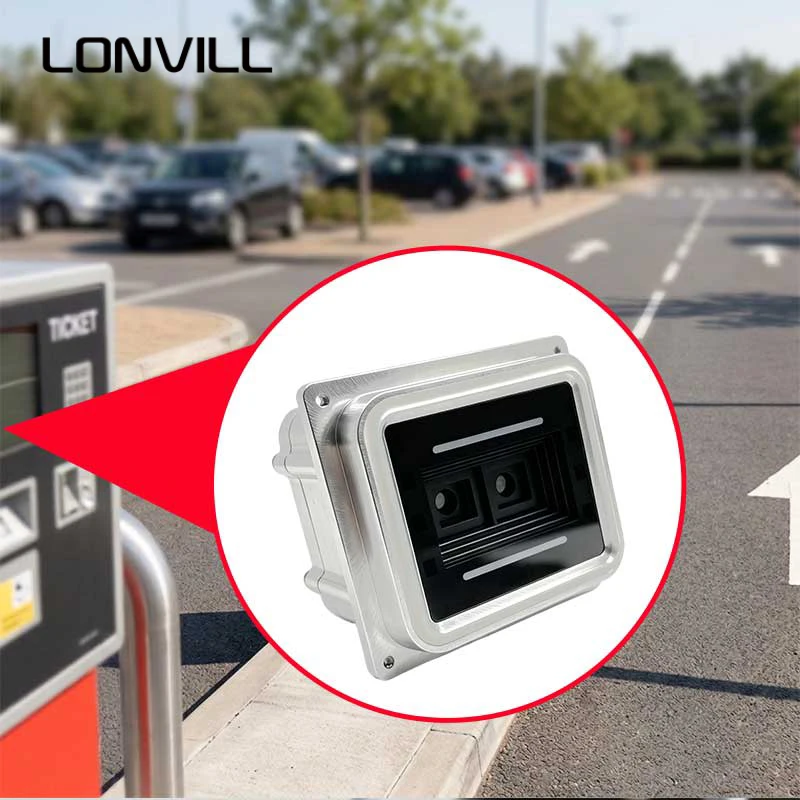 LONVILL Wide-Temperature Waterproof QR Code Reader Module with 5cm-200cm Depth of Field for Parking Kiosks
