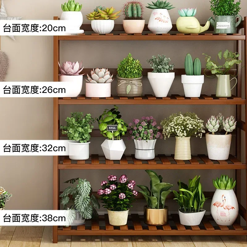 Wooden Universal Plant Shelf Outdoor Pedestal Hanging Flowers Plant Shelf Luxury Corner Estante Para Plantas Garden Furniture