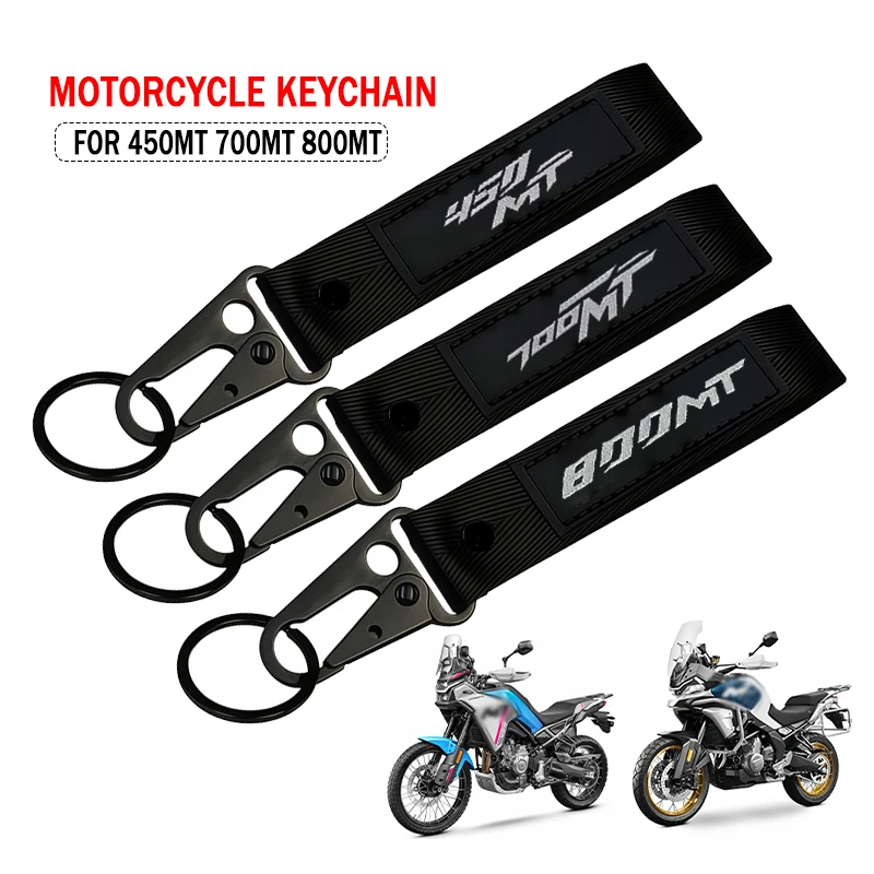 

For CFMOTO 450MT 700MT 800MT CF MT 450 700 800MT 39° CF700 New Motorcycles Accessories Embroidery Keychain Key Chain Keyring
