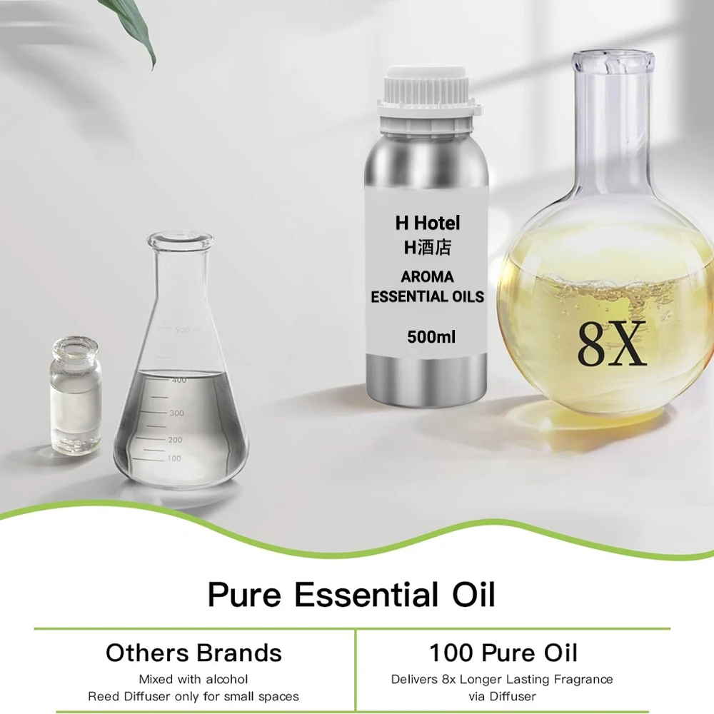 500 مللي الزيوت العطرية العطرية مستخلص نباتي نقي طويل الأمد فندق الروائح المنزل العطر فندق رائحة الناشر النفط