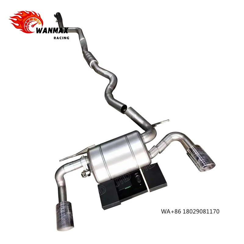 

High Performance 304ss Valved Exhaust Catback Tuning System for 2018 420i Model DBA-4N20 2L B48