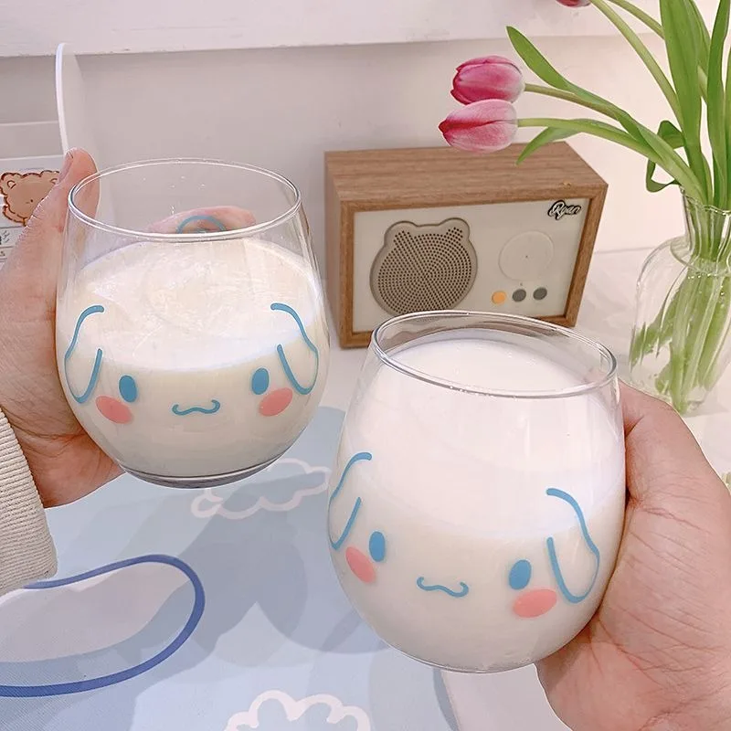 Sanrio Cinnamoroll Hello Kitty Anime Kawaii Milk Cup Cute Cartoon Pochacco Coffee Bottle Cup Student Ins Sweet Gifts for Kids