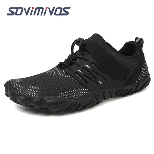 Imagen 2 del producto Zapatillas de entrenamiento cruzado para hombre y mujer, zapatos descalzos y minimalistas, suela de gota cero, punta ancha con caja de zapatos de agua, Aqua para nadar, Playa y Surf