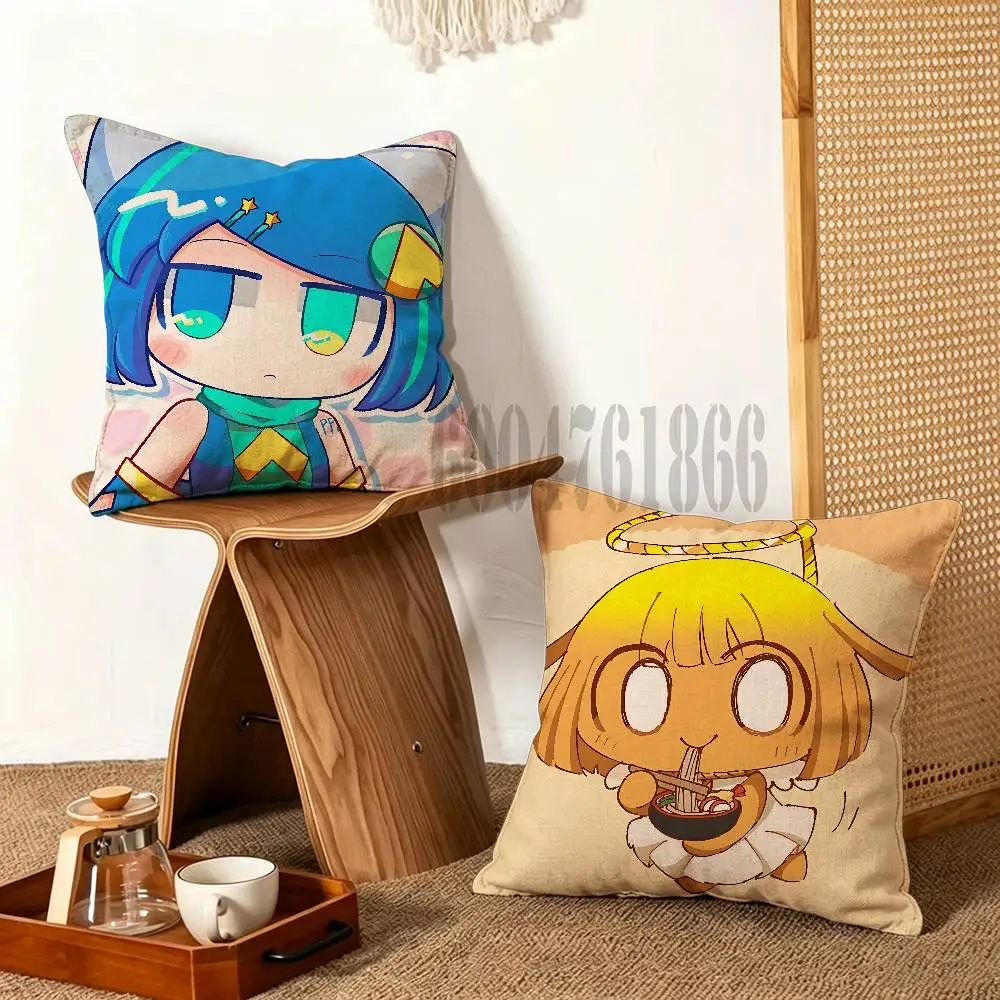 P-Pepoyo Anime Celebrity Merchandise All-Match Printed Pillow Case Sofa Car Office Room Decoration Protector