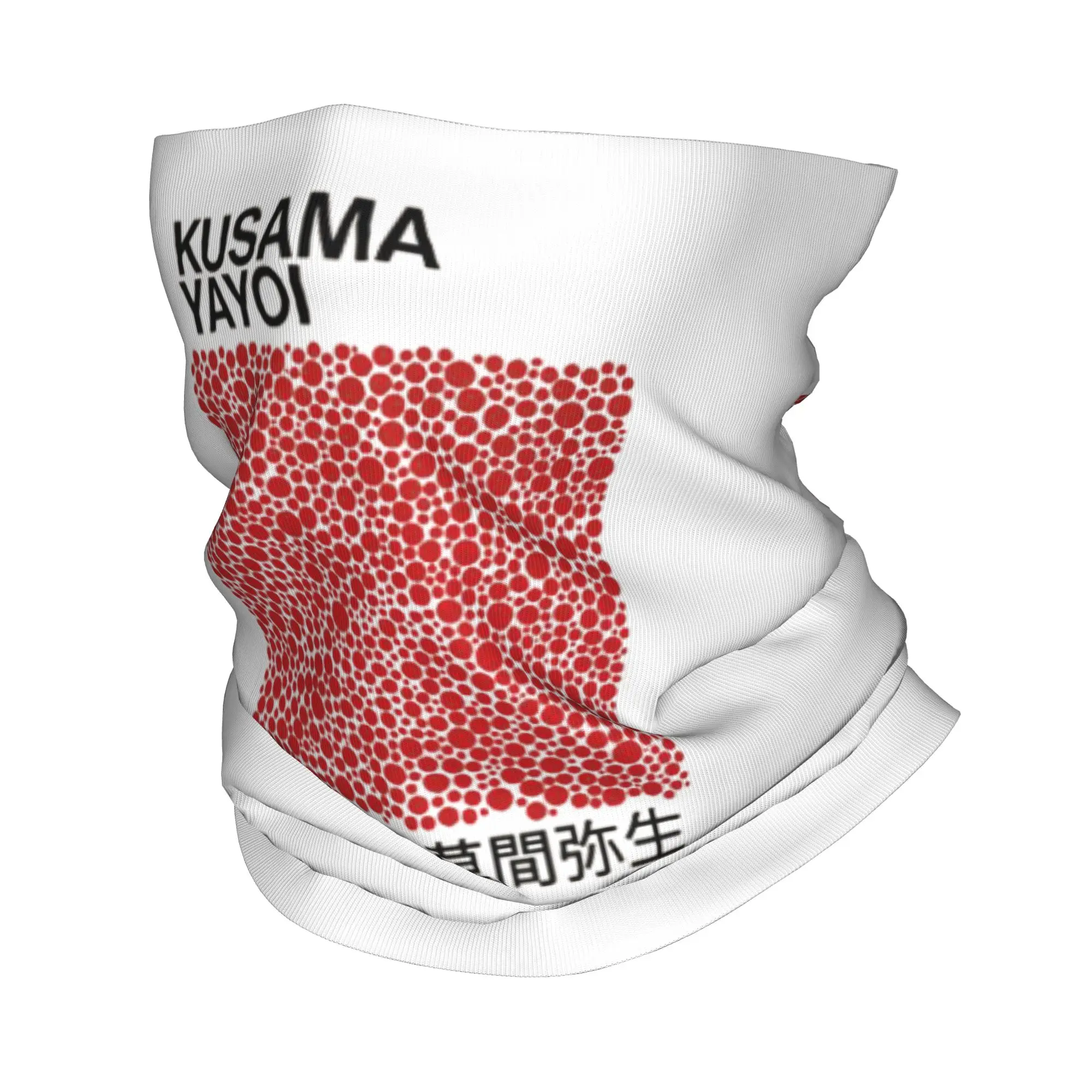 Yayoi Kusama Abstract Painting Bandana Neck Gaiter Printed Magic Scarf Multi-use Balaclava Running For Men Women Adult Washable