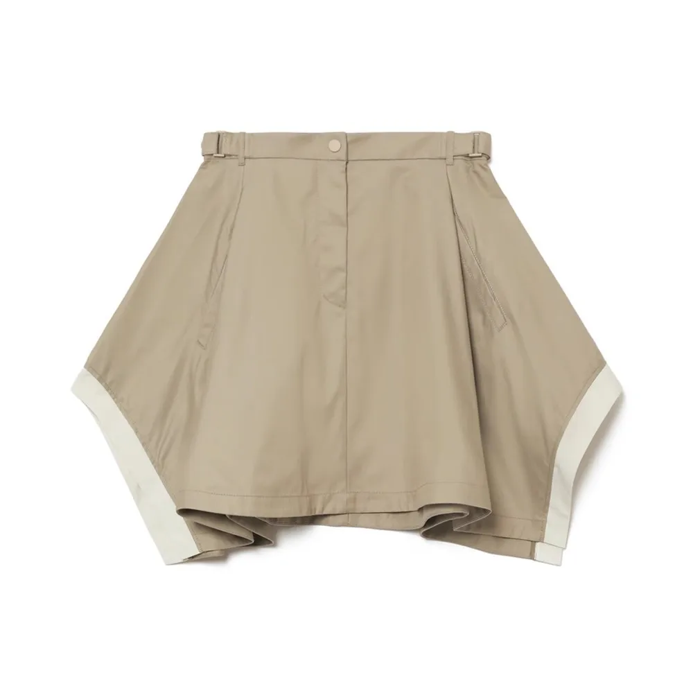 

2025 new model niche solid-color versatile casual short skirt with irregular hemA-line half-length skirt y2k clothes