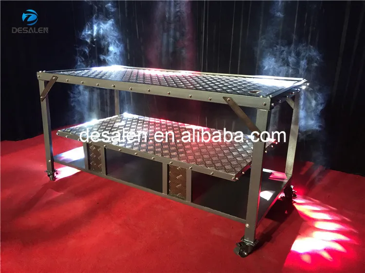 High Quality Horizontal Body Through Steel Plated Portal Physic Magic Show Tricks