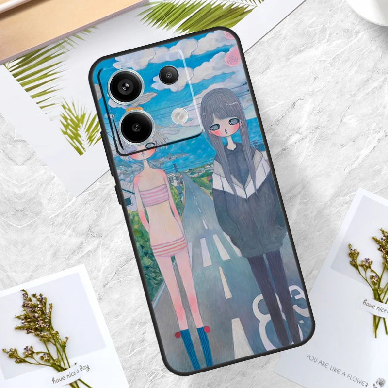 Aya takano Case For Xiaomi Redmi Note 13 11 8 9 10 12 Pro 12S 11S 10S 9S Redmi 13C 9C 10C 12C Funda