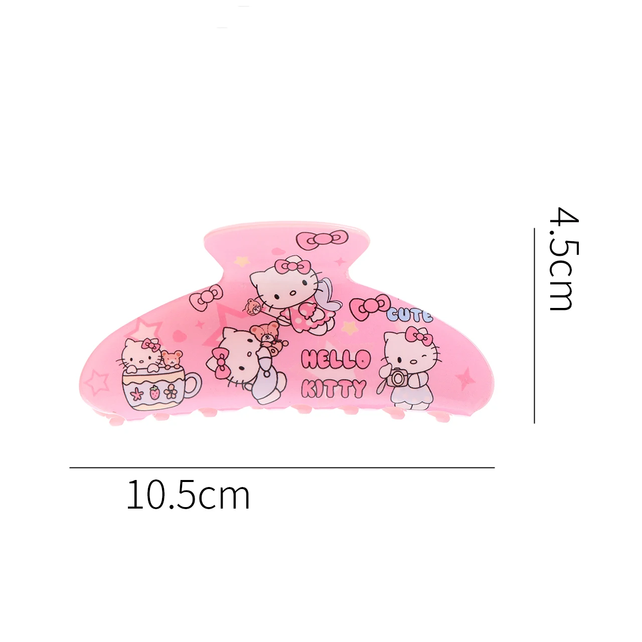 Miniso Hair Clips and Accessories, Hello Kitty Acrylic Cartoon Style Boutique Gifts for Festivals