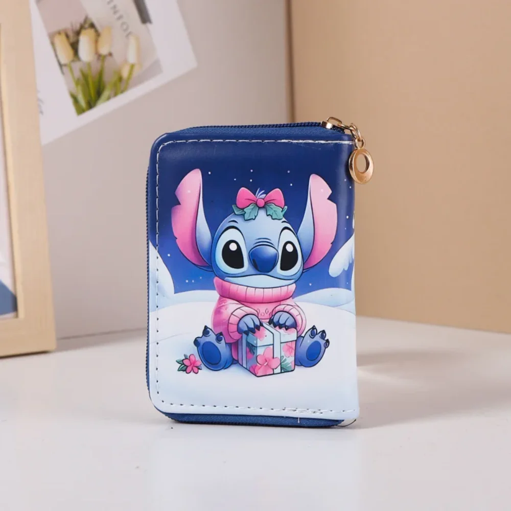 

MINISO Stitch Кошелек Женский кошелек Мультяшный кошелек для монет Сумка для карт Сумка на молнии Сумка на одной молнии Сумка на двойной молнии, лучший подарок для семьи
