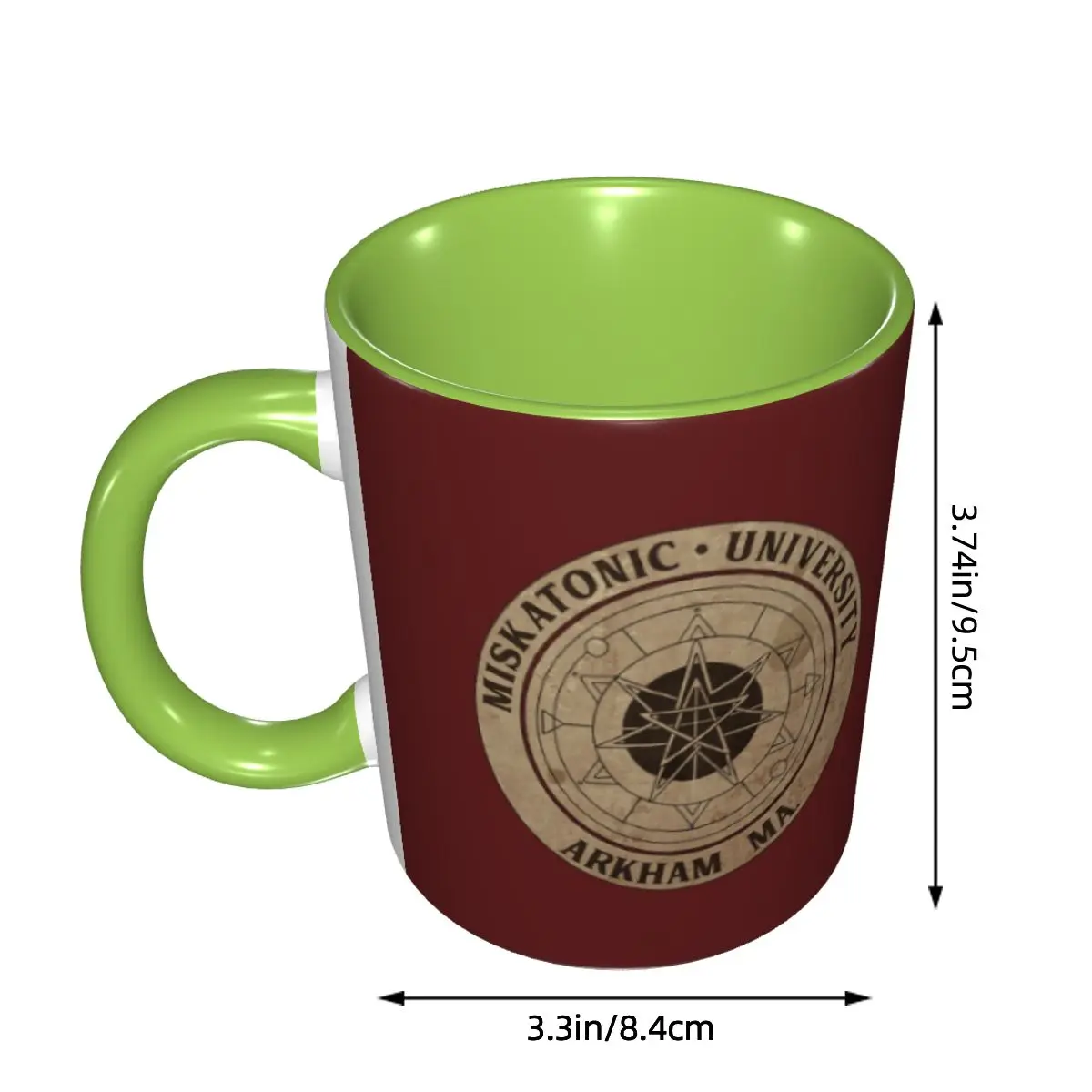 Miskatonic University Mug Funny Ceramic Coffee Cups Tea Mugs Milk Cup Drinkware Gifts for Woman Man DIY Custom