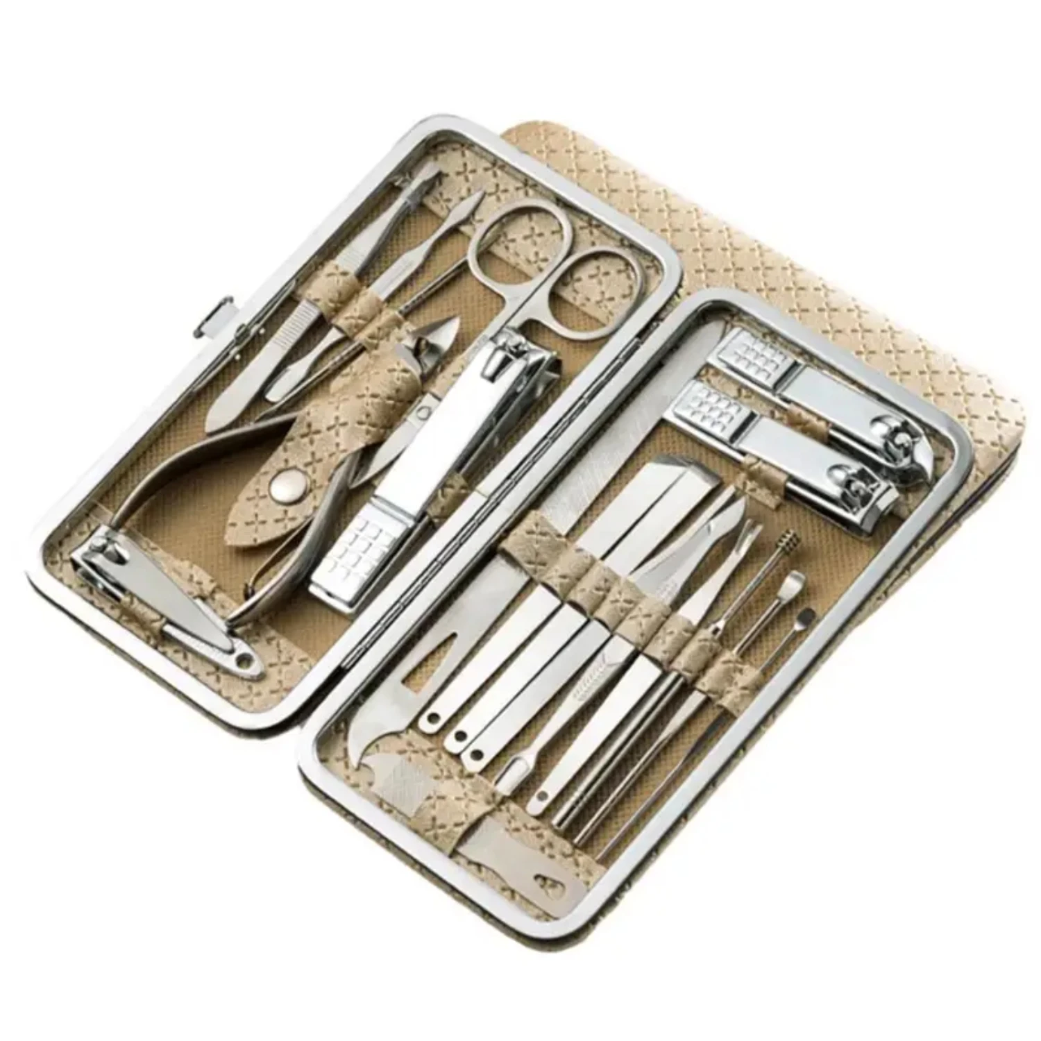 19 in 1 Stainless Steel Manicure Pedicure Set for Foot Care