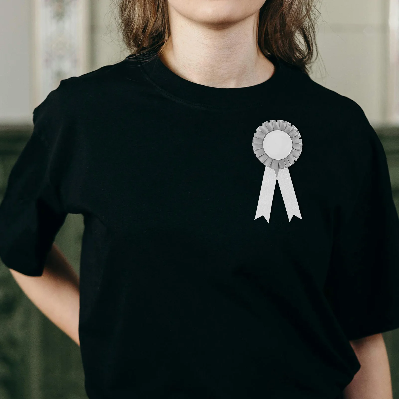 4 قطعة الاحتفال روزيت الشريط الملونة شارة حفلة دبابيس عيد ميلاد هالوين جائزة جائزة الشريط مجموعة عيد ميلاد دبوس