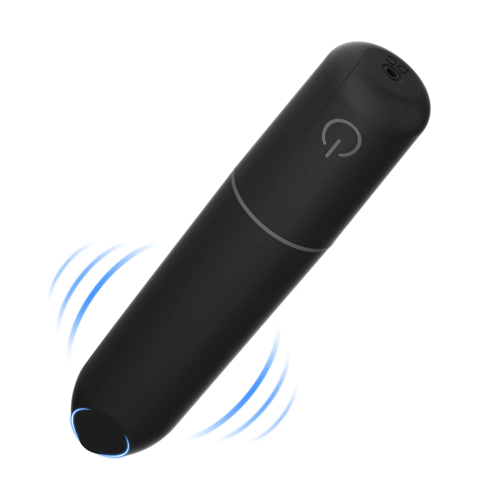 Bullet Vibrator with Angled Tip for Precision Clitoral Stimulation Rechargeable Lipstick Vibe with 10 Vibration Modes Waterproof