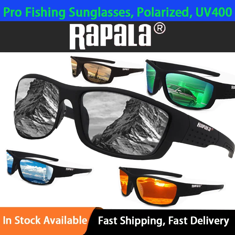 2025 New Rapala Fashional Polarized Sunglasses Outdoor Mountaineering Anti-ultraviolet Sunglasses Riding Fishing Sunglasses