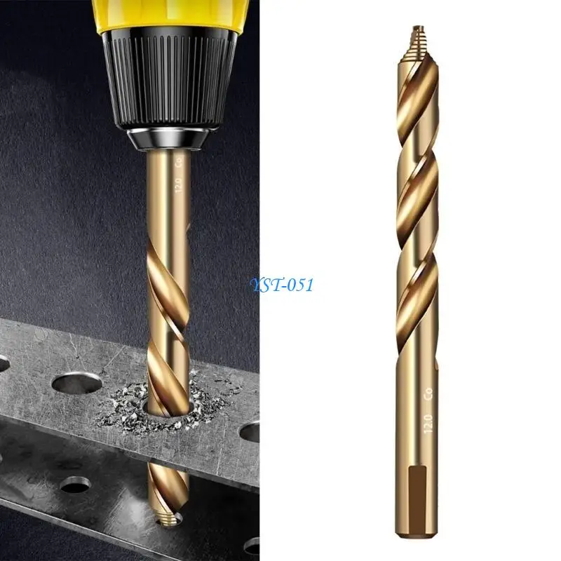 

E15A 3-13mm M35 Step Twist Drill Bit M35 High Speed Steel Straight Shank Drill