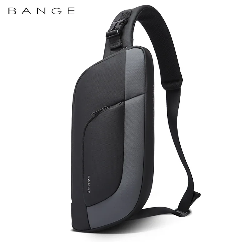 BANGE Chest Bag New Multifunction Crossbody Bag for Men Shoulder Messenger Bags Male Waterproof Short Trip Chest Bag Pack