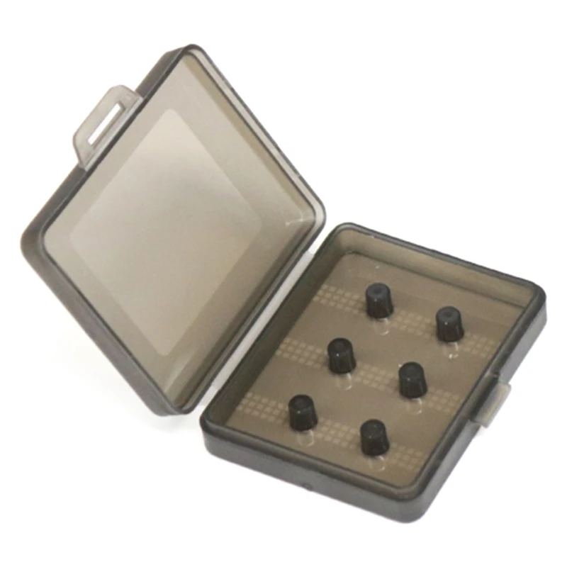 Small Earphone Eartips Storage Box, Transparent and Durability, Eartips Holder for Everyday Traveling Carry Holder