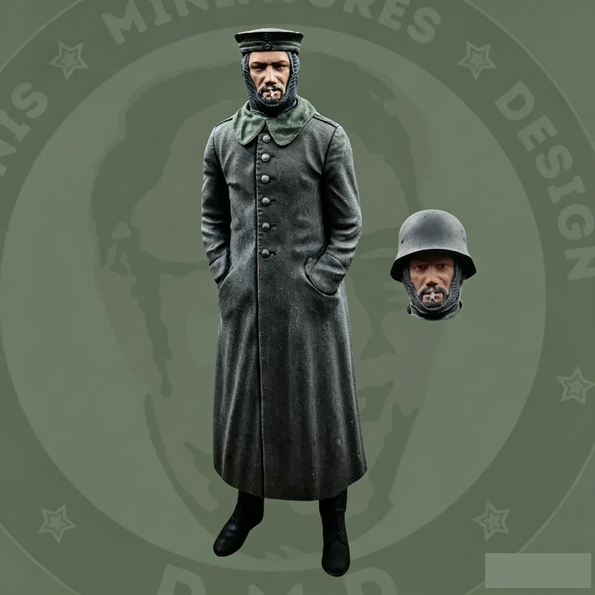 

1/35 resin soldier model GK - German soldier prisoner of war - unassembled and unpainted DIY kit - 1079R