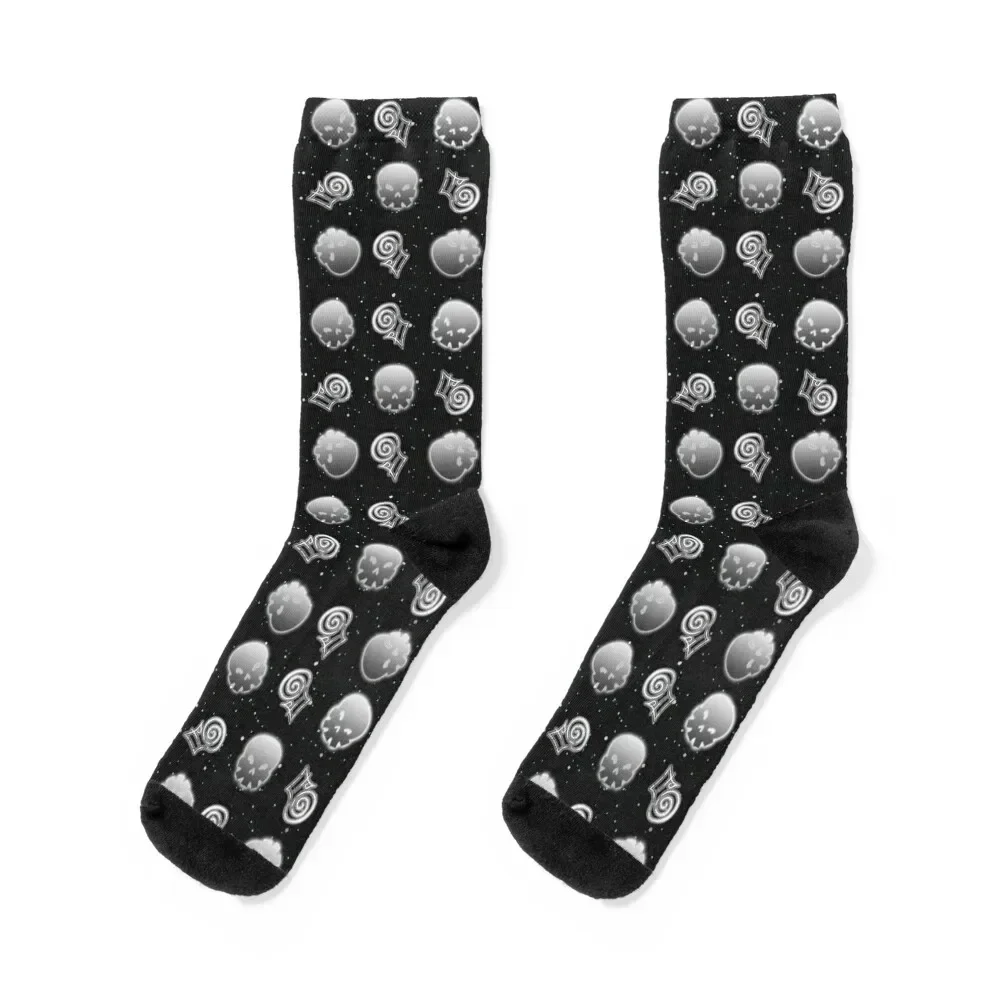 

Wizard101 - Death Cast Symbol Socks Children's gift christmass gift short Socks Man Women's