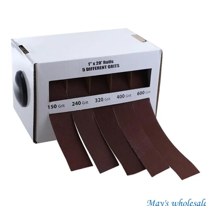 

Comprehensive Sanding Set, 5 Assorted Grits, Aluminum Oxide Paper, 2.5cmx6m Each 448A