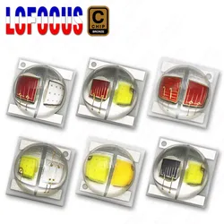 10pcs 2*1W 2*2W Bicolor LED Chip Double Color Red Green Blue White Yellow Purple Light Beads For Spotlights Car Lamps Bicyle