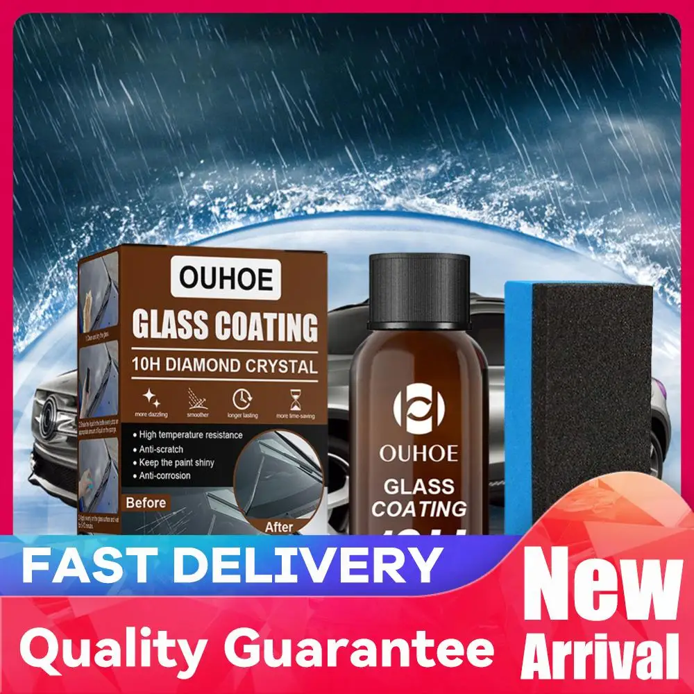 30ml Nano Crystal Coating Car Window Polishing Anti-Scratch Hydrophobic Car Polish High Protection Car Shield Coating