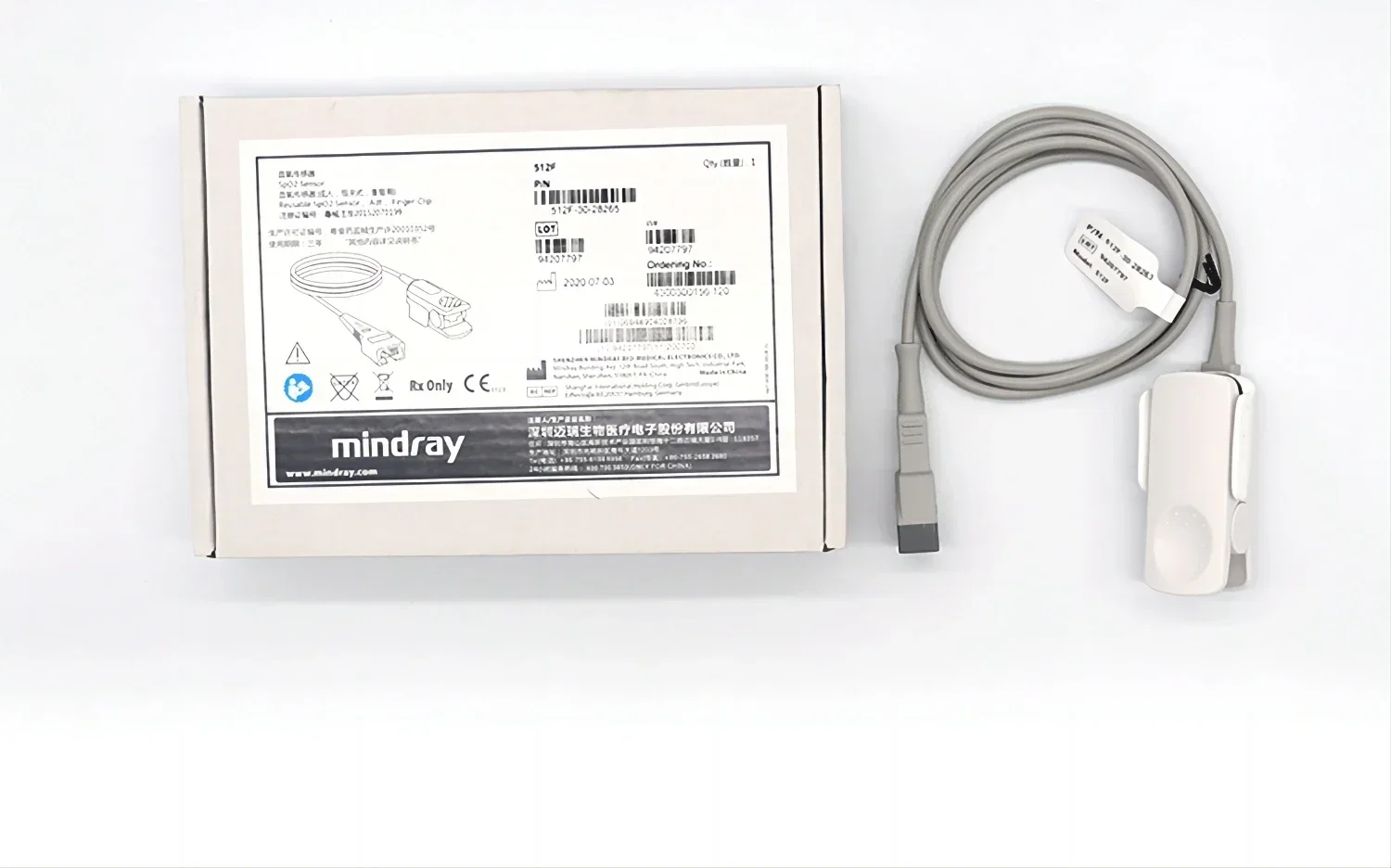 Original MINDRAY 512F 7 Needles Spo2 Sensor C-type Auts Spo2 Sensor Sensor Spo2 Dixtal