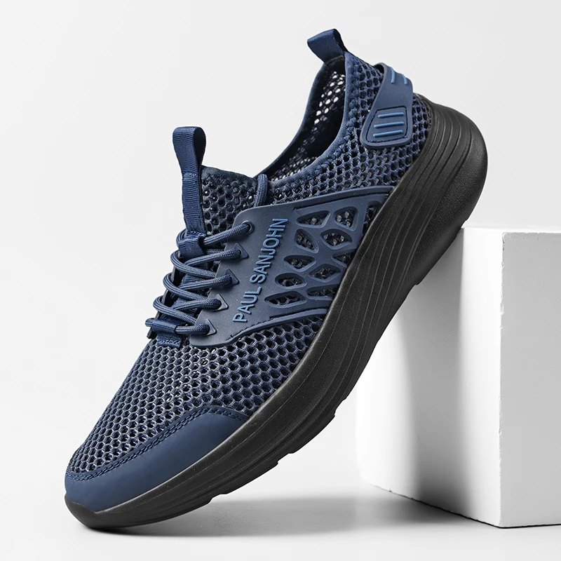 

Новые летние мужские повседневные сетчатые туфли-лоферы, дышащие, легкие, для прогулок на улице, модные, плоские, для вождения