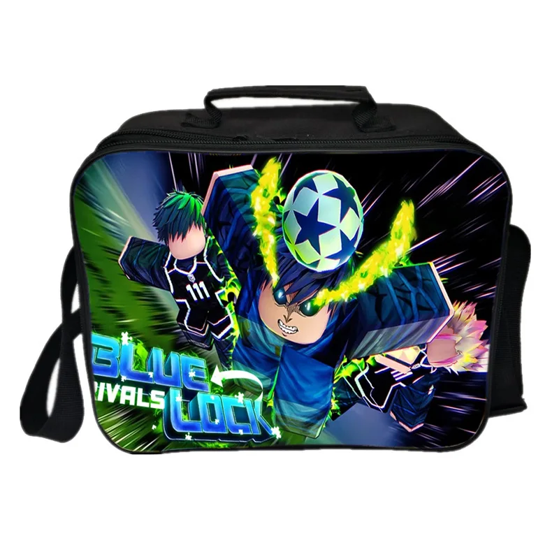

Blue Lock 2025 Горячая игровая изоляционная сумка Аниме 3D-принт Сумка для обеда Школьная сумка для пикника с едой Может DIY Пользовательские уличные наборы для еды Сумки