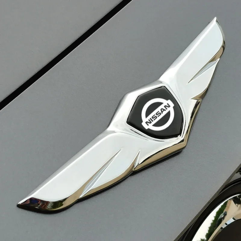 Car Front Hood Cover Badge Sticker Emblem Decal for Nissan Juke Patrol Qashqai J11 J10 Micra X Trail T32 Tiida Navara Note Teana