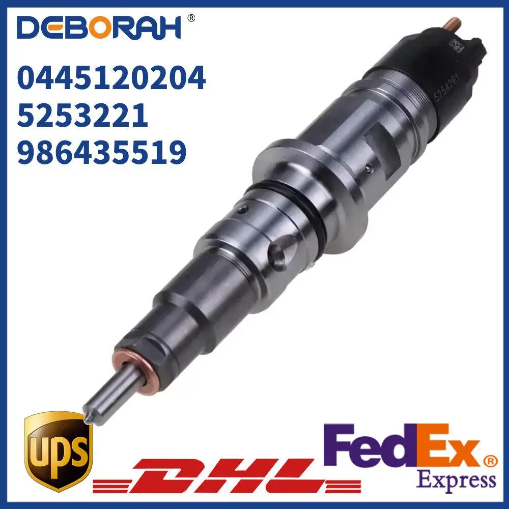 

common rail fuel injector 0445120204 5253221 986435519 Injector Nozzle For CUMMINS ISDE