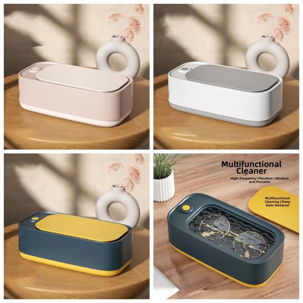 High Frequency Glasses Cleaning Machine 360 ° Purification Rechargeable Jewelry Stain Removal Machine Multi-functional Visible
