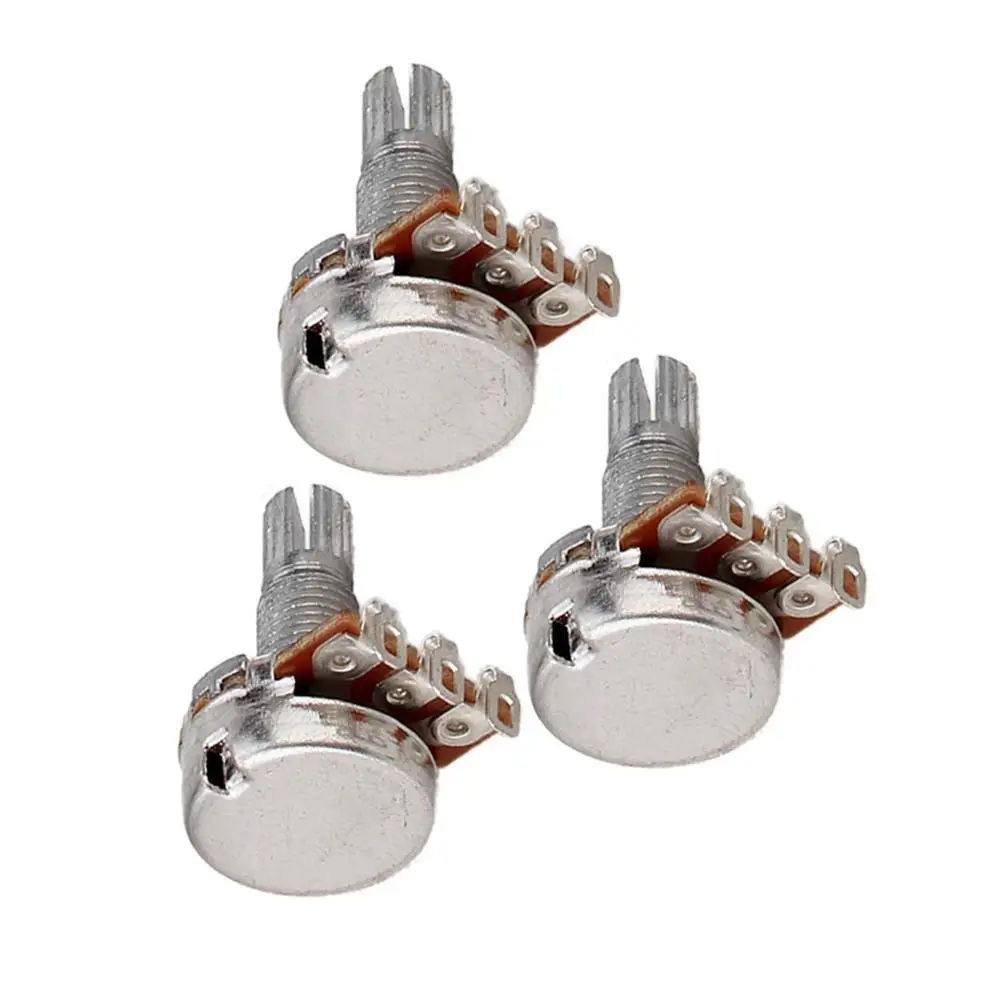 B500k 18mm Electric Guitar Control Potentiometer Shaft Pack of 10