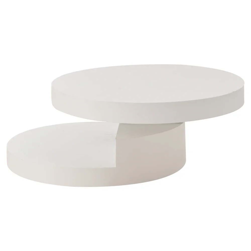 Moderner zylindrischer Couchtisch 360° ° Drehbare Wohnzimmermöbel mit einer Kapazität von 30 kg – Detail 33