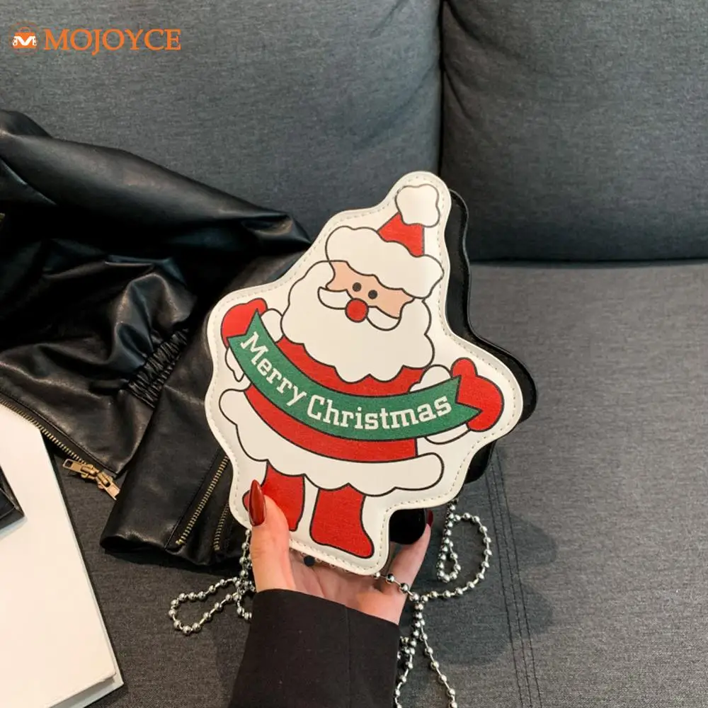 Cute Santa Claus Mini Handbag Christmas Carnival Cartoon Shoulder Bag Coin Purse Brand Designer Mini Bags Girls Crossbody Bags