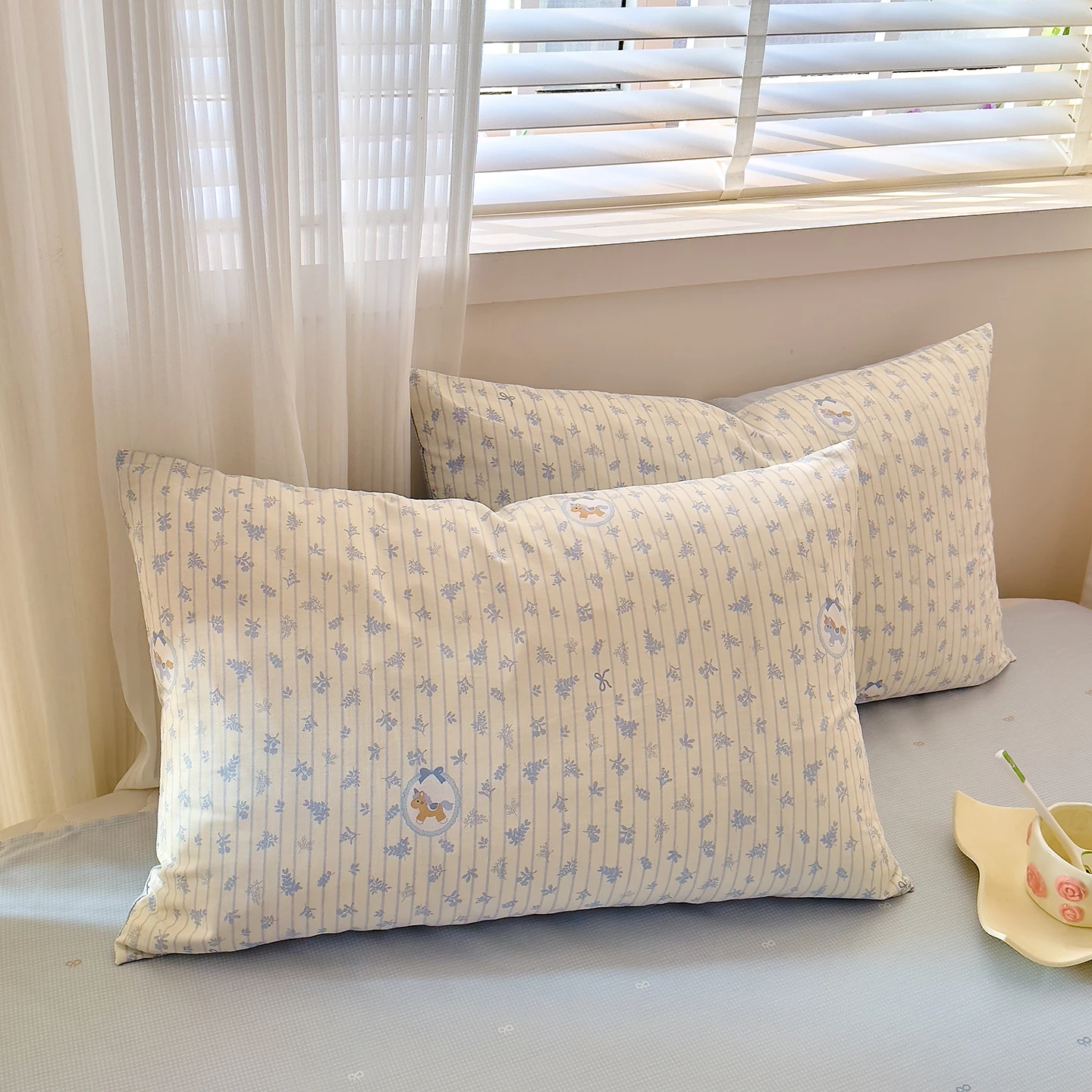 

Наволочки из 100% хлопка с мультяшным рисунком, декоративные, для дома, мягкие, красивые