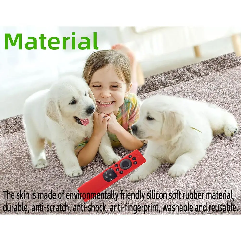 Casing Remote Control Tv Pintar Penutup Antiselip Silikon Kompatibel untuk 2022 Remote Control Surya Tm2280eobn59