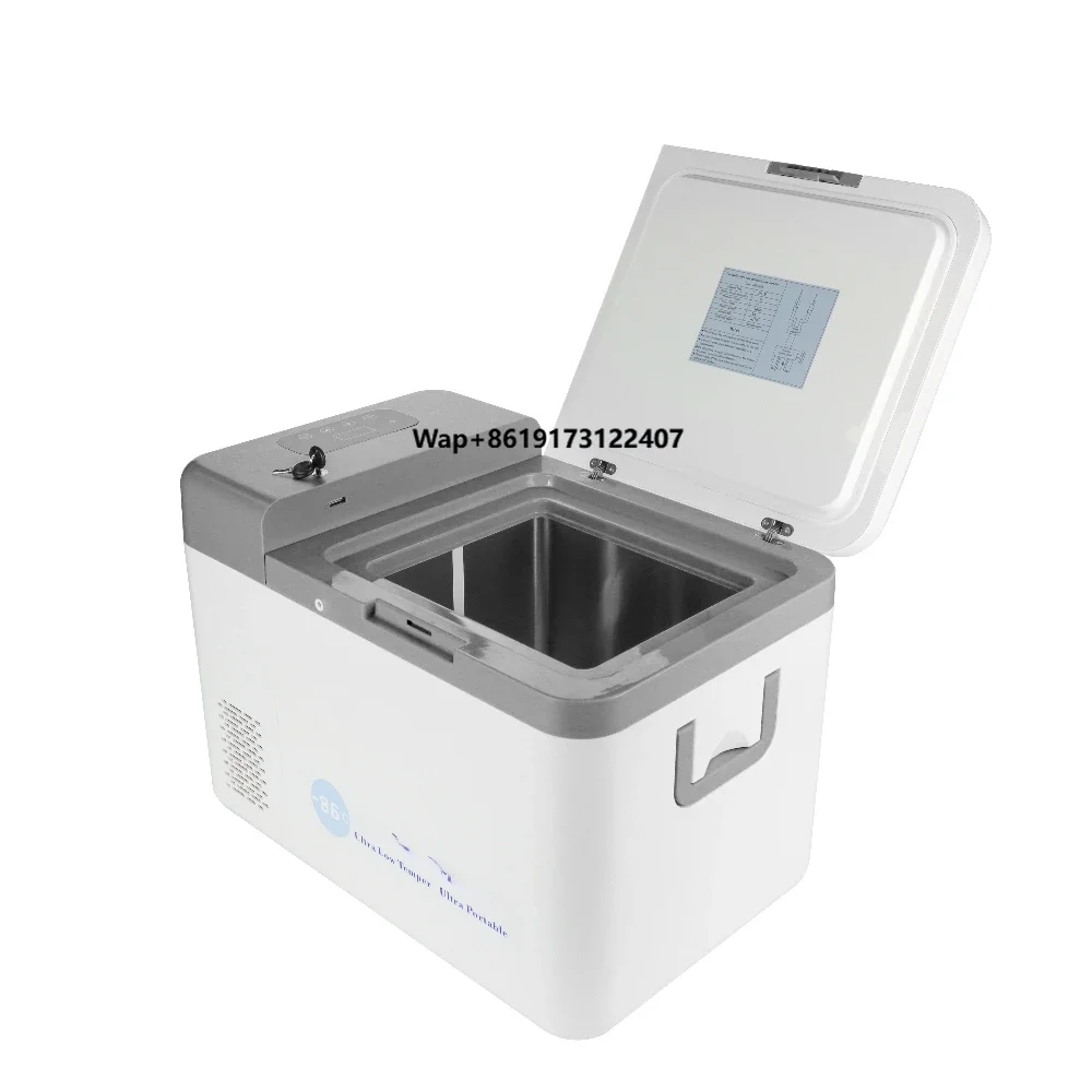 Refport -86C 25L High Quality Portable Mini Car Freezer with Air Cooling System Temperature Range +25C to -86C