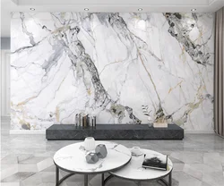 Custom jazz white gold lines marble wallpaper TV living room background wall light luxury modern decoration papel de parede