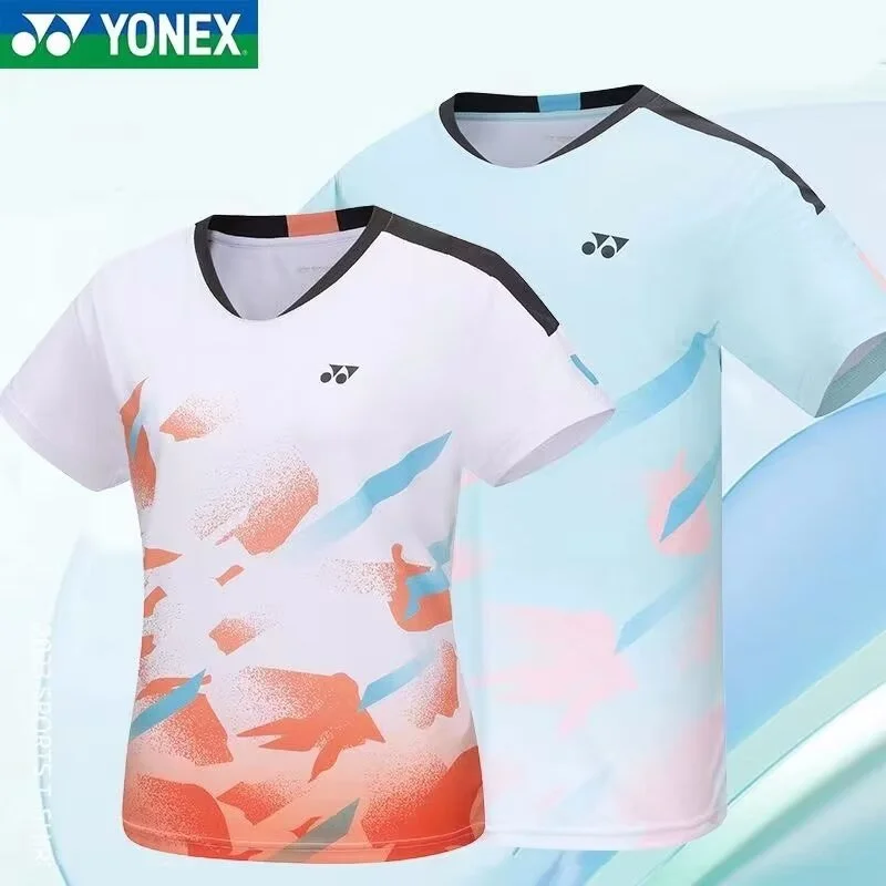 Yonex New Badminton Clothing Men's and Women's Quick-drying Sweat-absorbent Breathable Deodorant Short-sleeved T-shirt Tops