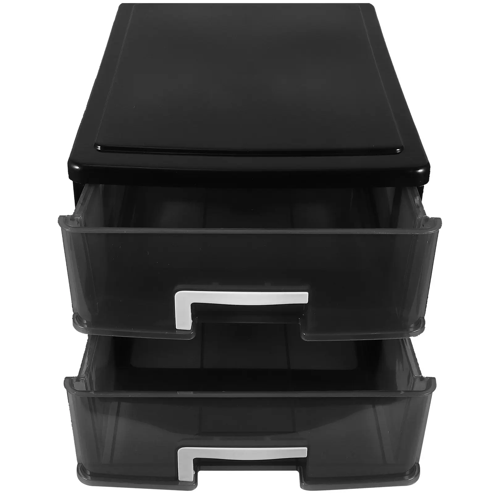 Premium Drawer-Type Desktop Organizer Multi-Layer Stationery Storage Box for Pens Rulers Jewelry Cosmetics USB Cables Files