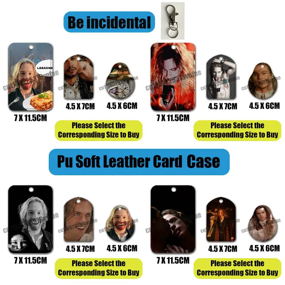 For I-Interview With The Vampire Sam Reid Lestat De Lioncourt For AirTag Case Card Sleeve Holder ID Credit Bank For Air Tag