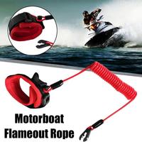 Motorboat Emergency Safety Rope Marine Outboard Engine Boat Motor Kill Stop Switch  For YAMAHA Jet Ski 2-425hp Key Rope Reminde